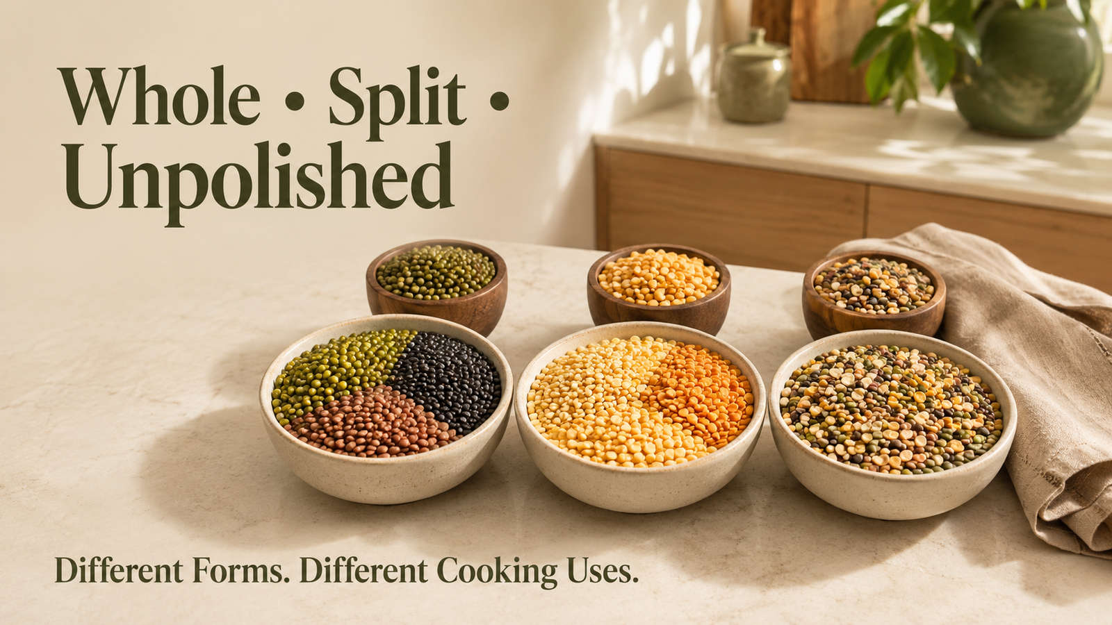 Whole, Split and Unpolished Pulses: What Do These Words Mean?