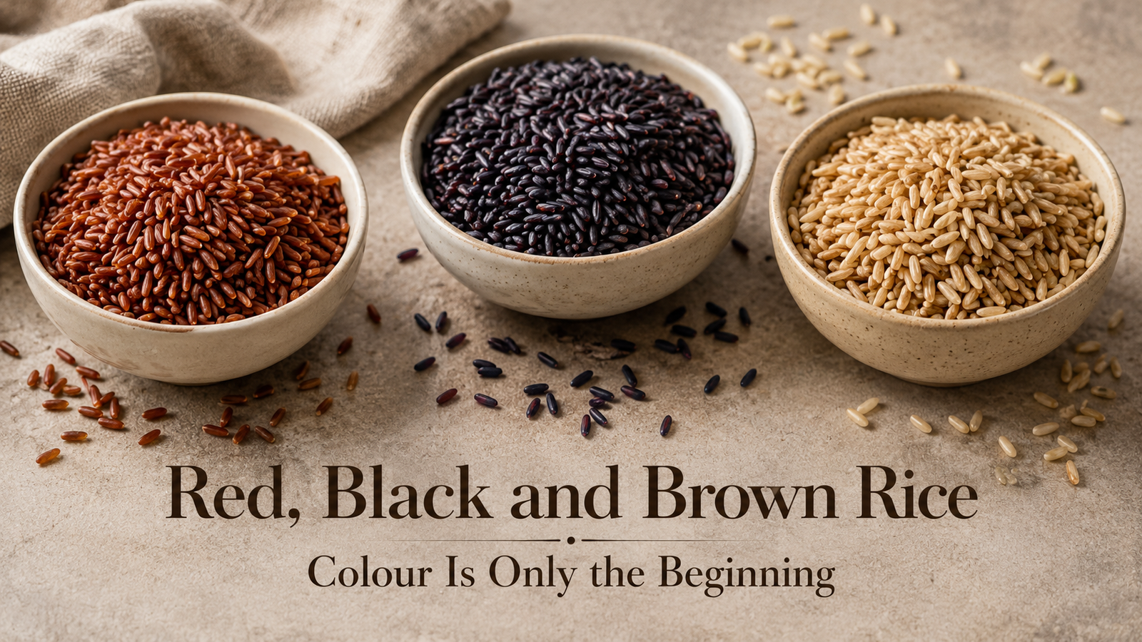 Red, Black and Brown Rice: Colour Is Only the Beginning