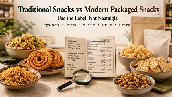 Traditional Snacks vs Modern Packaged Snacks: Use the Label, Not Nostalgia