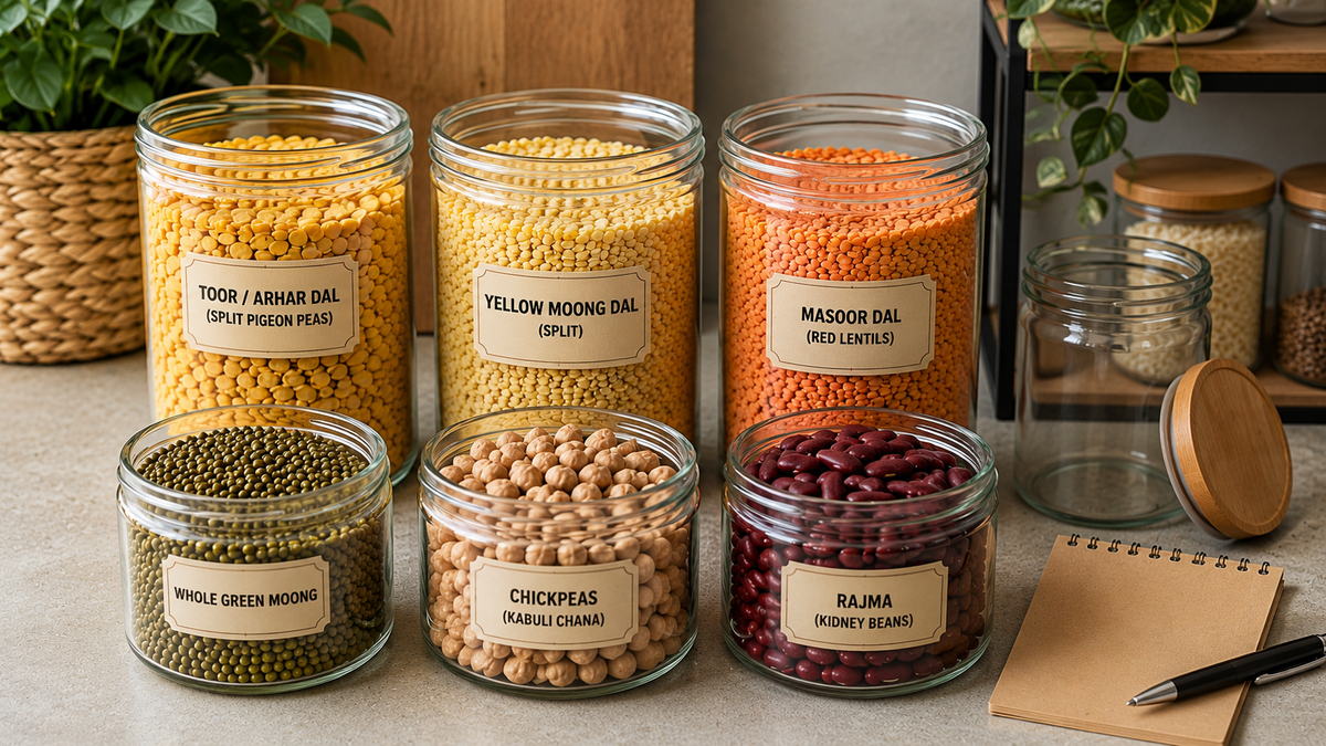How to Choose Dal and Pulses for a Practical Monthly Pantry