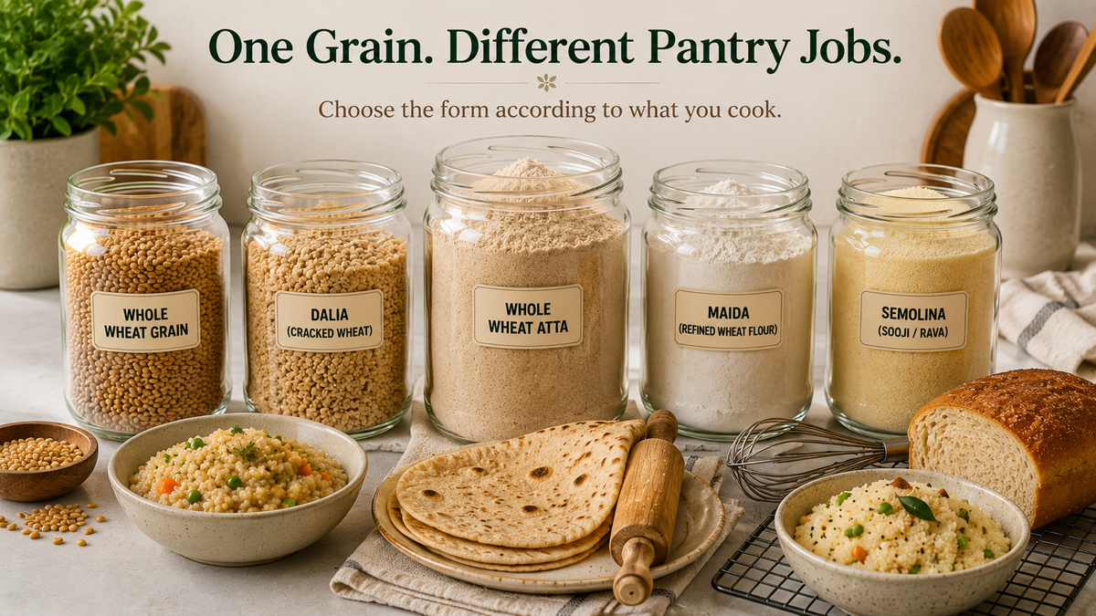 How to Choose Wheat and Flour for Roti, Dalia, Baking and Everyday Use