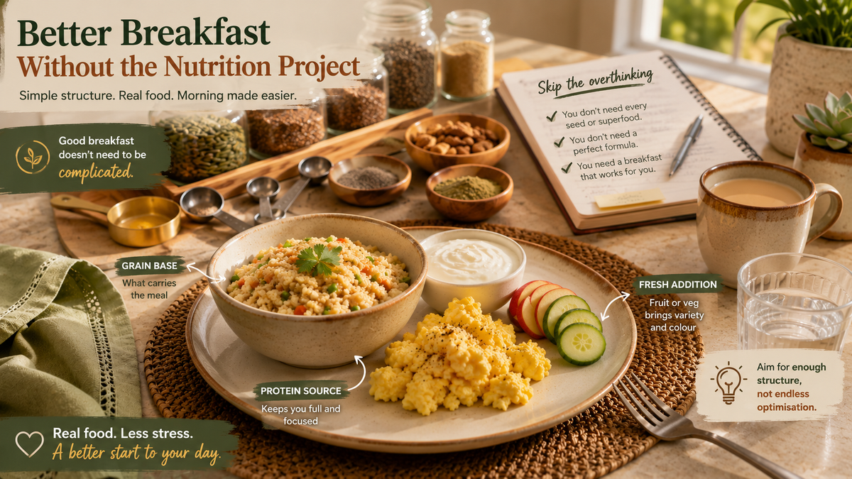 How to Choose a Better Breakfast Without Turning It into a Nutrition Project