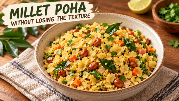 How to Make Millet Poha Without Losing the Texture