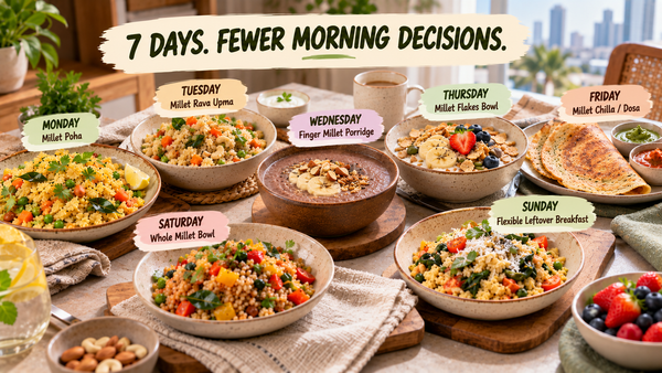 A Seven-Day Millet Breakfast Plan for Busy UAE Mornings