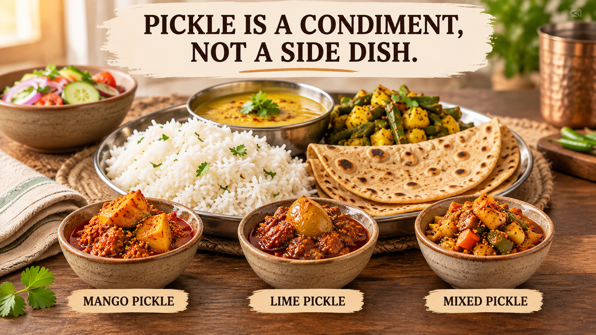Pickle Is a Condiment, Not a Side Dish: A Practical Serving Guide