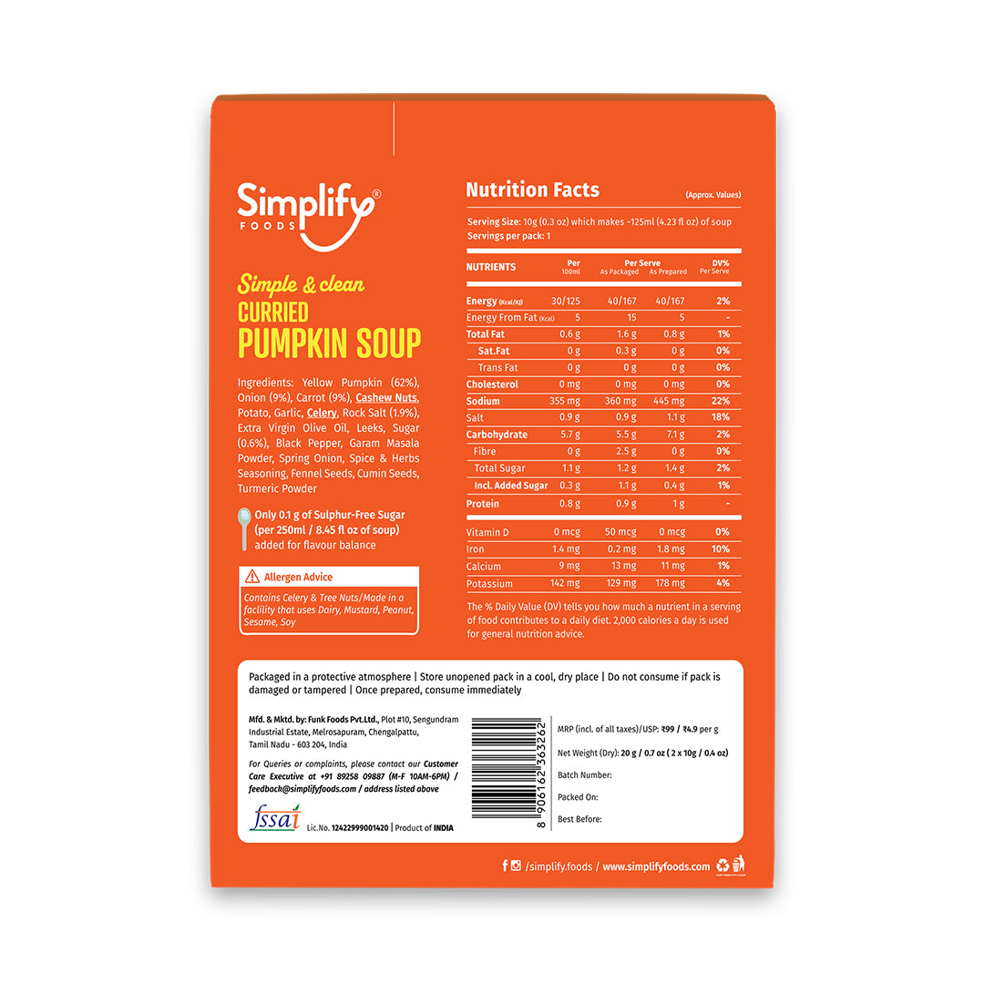 Curried Pumpkin Soup