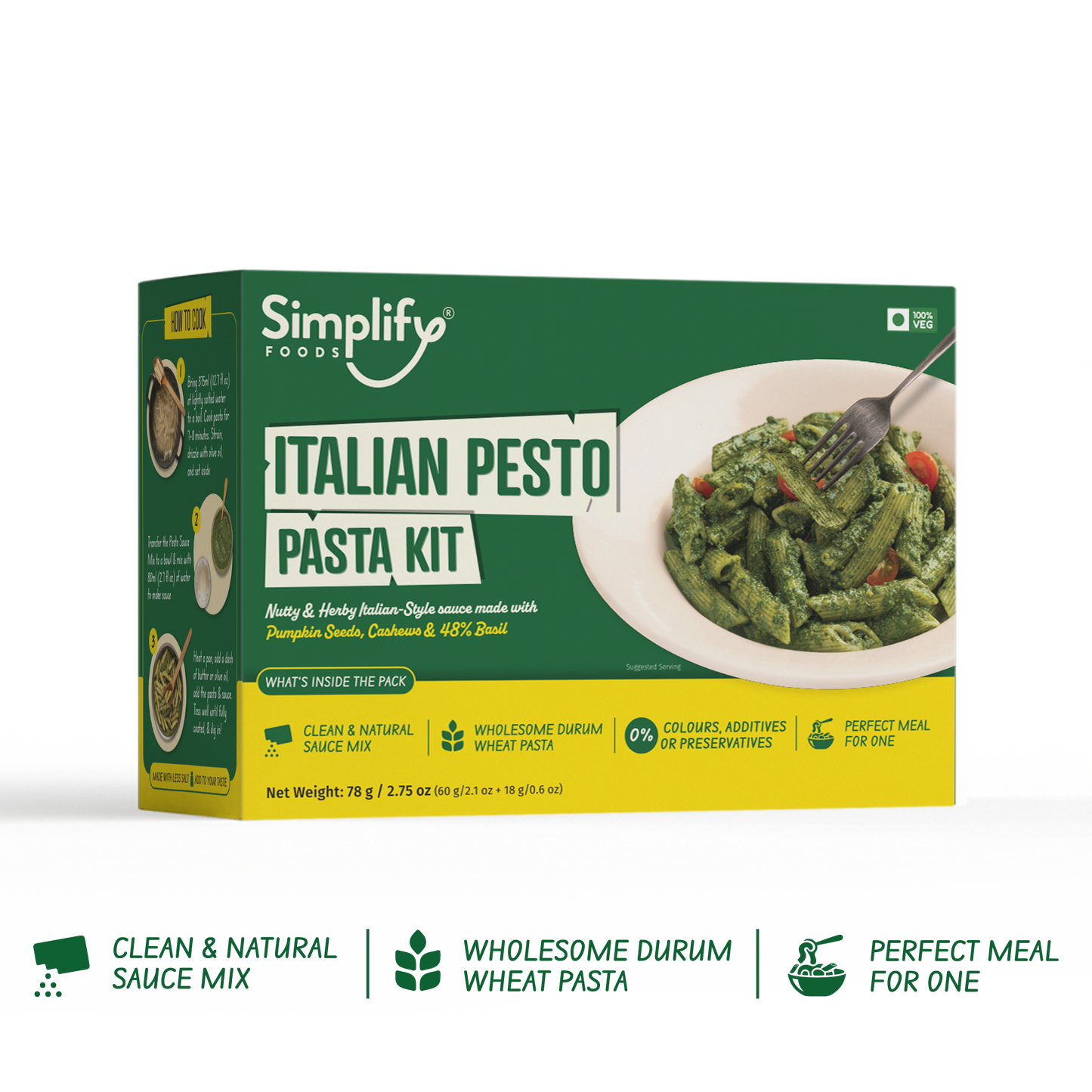 Italian Pesto pasta kit