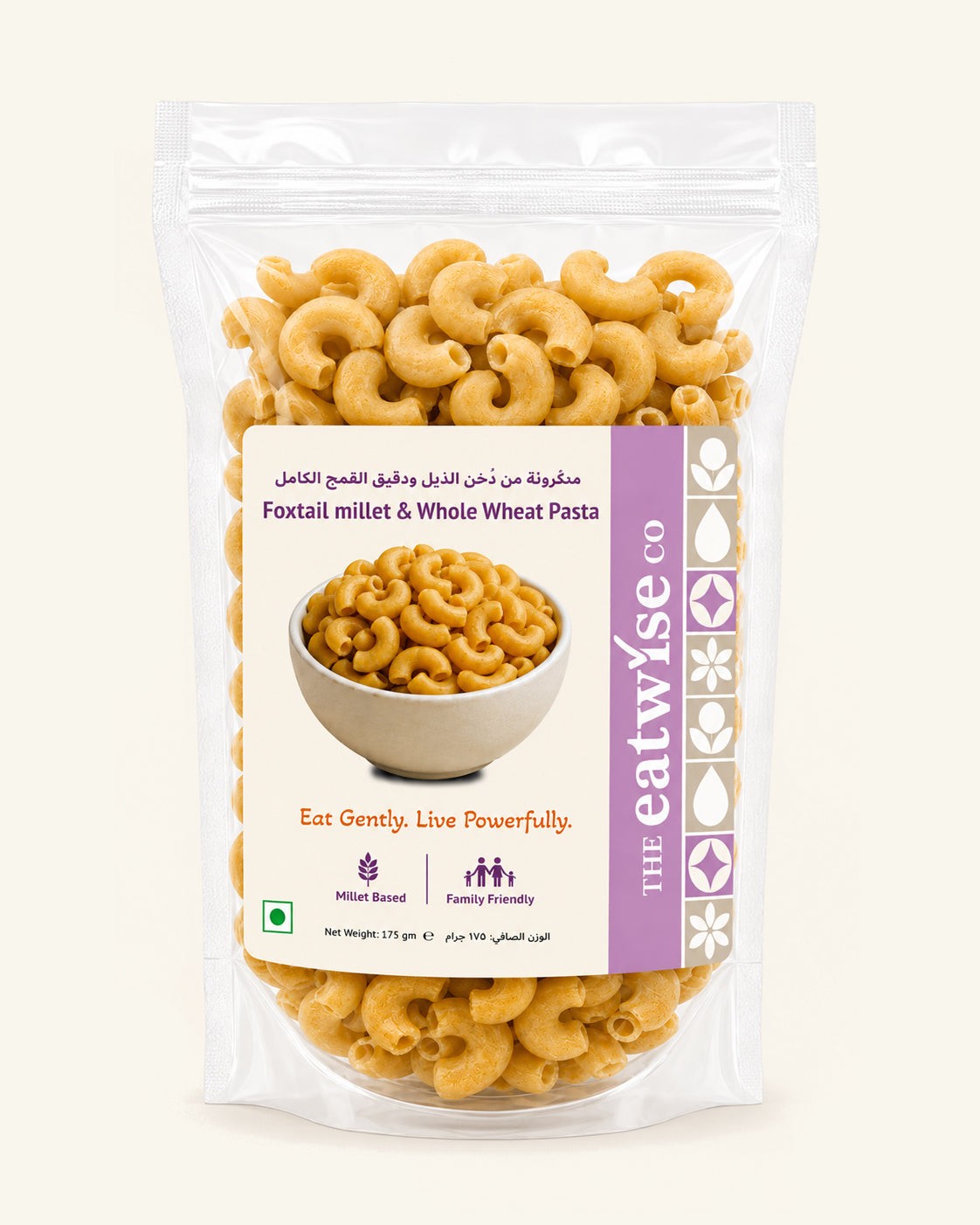 Foxtail Millet & Whole Wheat Pasta