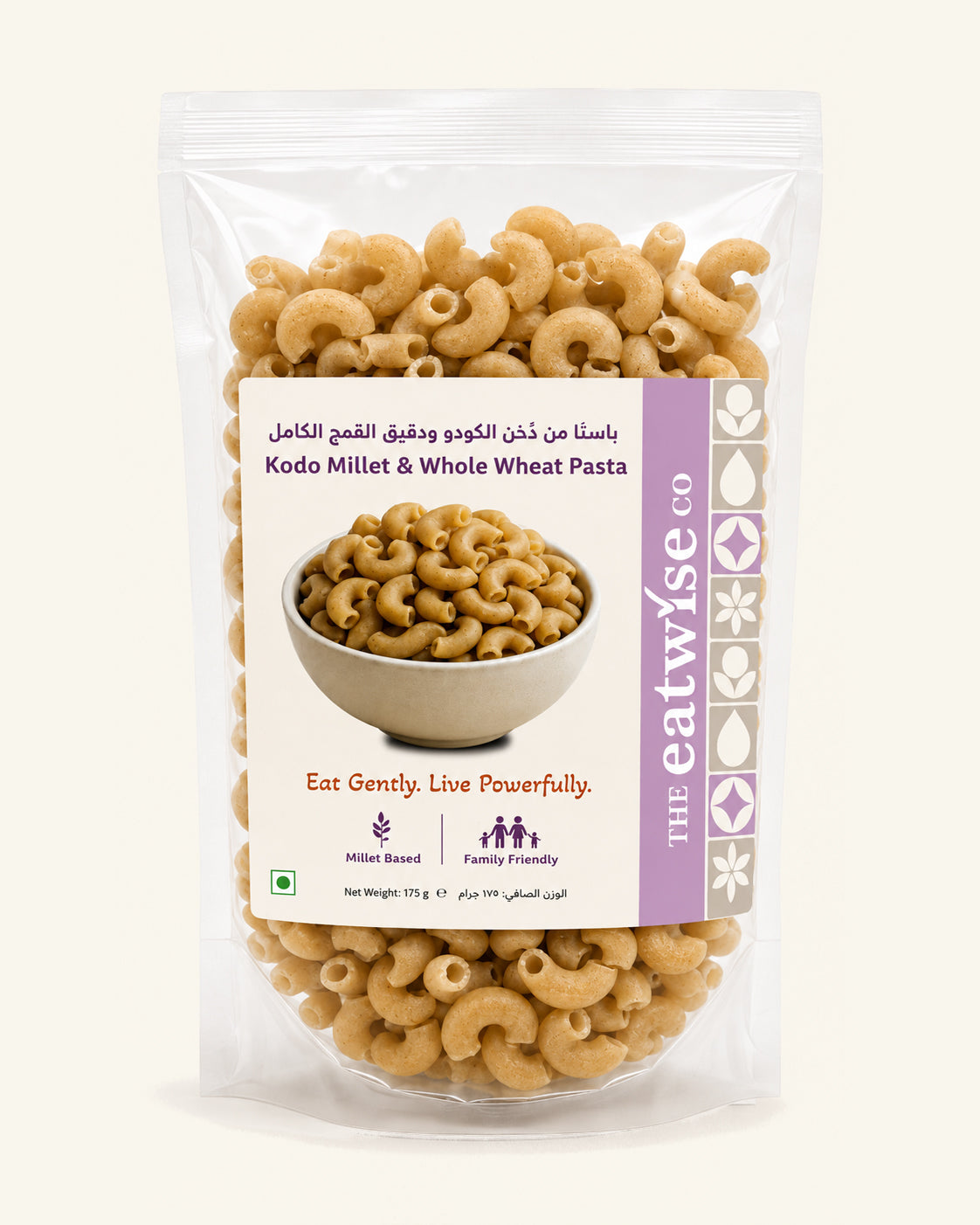 Kodo Millet & Whole Wheat Pasta