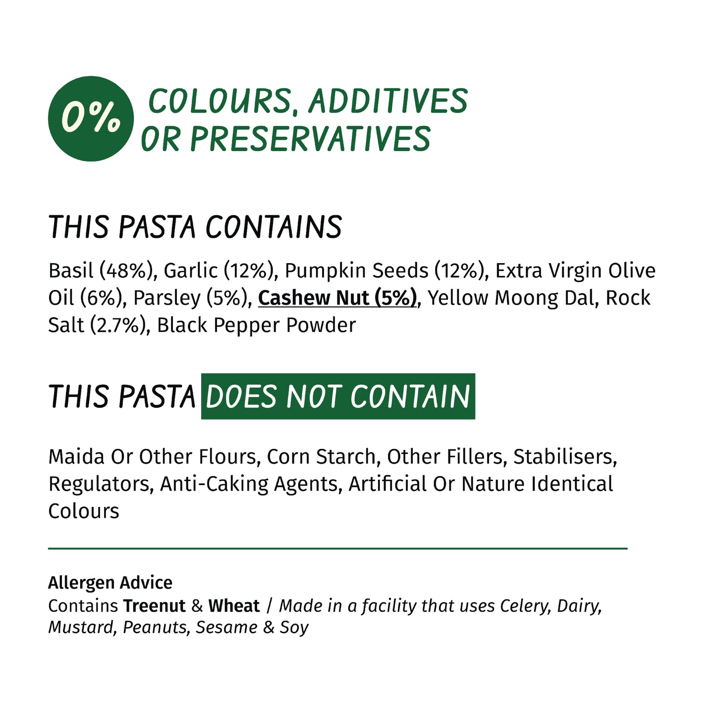 Italian Pesto pasta kit