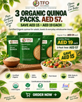 TFO Organic Quinoa 500g – 3-Pack Value Combo
