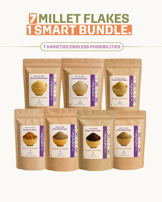 Millet flakes combo pack - (7 Millets flakes)