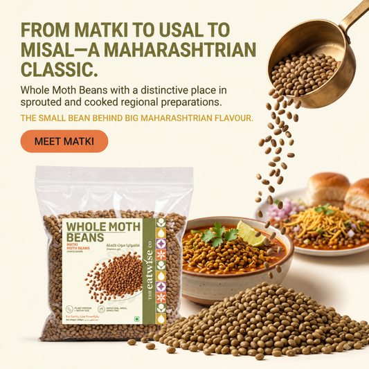 Whole Moth Beans (Matki) – Unpolished 500gm