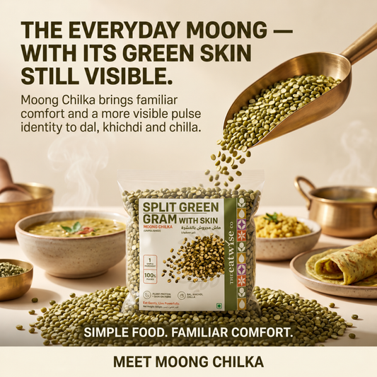 Split Green Gram with Skin (Moong Chilka) – Unpolished 500 gm