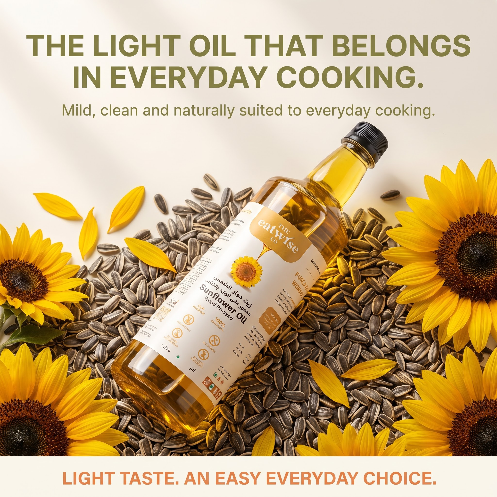 Sunflower Oil - (Woodpressed)