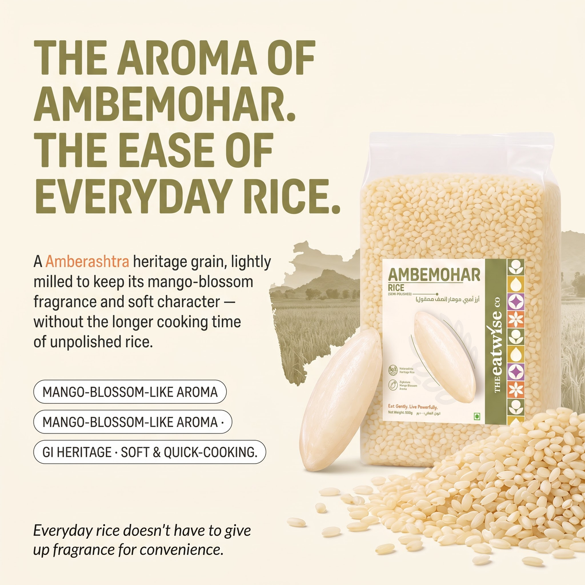Ambemohar Brown Rice (Unpolished)