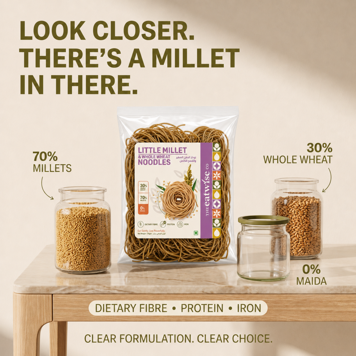 Little Millet & Whole Wheat Noodles