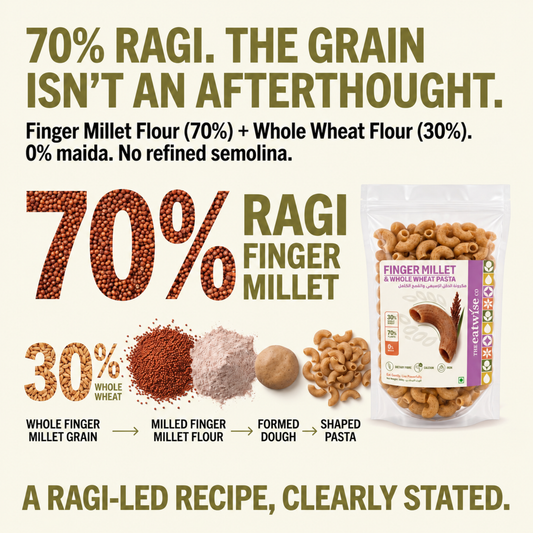 Finger Millet & Whole Wheat Pasta