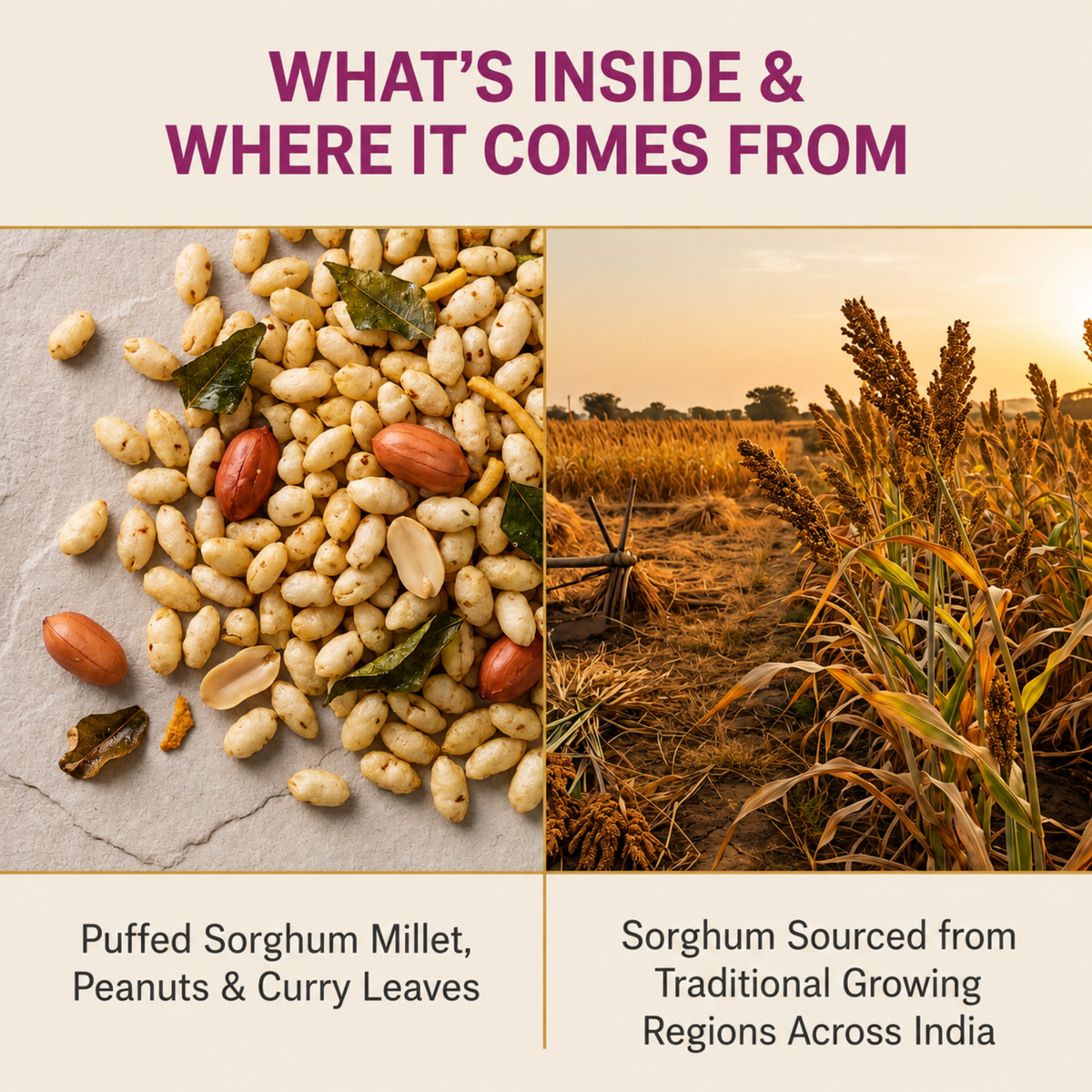 Sorghum Millet Snack Mix