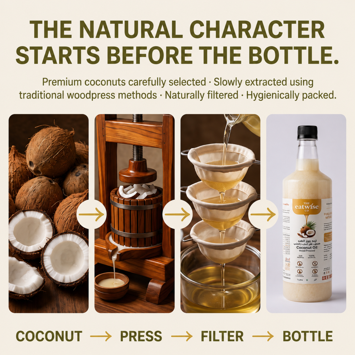 Coconut Oil - (Woodpressed)