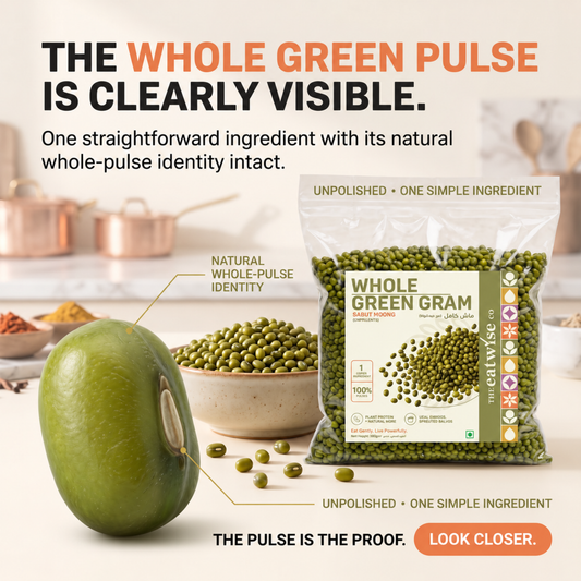 Whole Green Gram (Sabut Moong) – Unpolished  500 gm