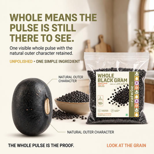 Whole Black Gram (Sabut Urad / Kali Dal) – Unpolished – 500 g