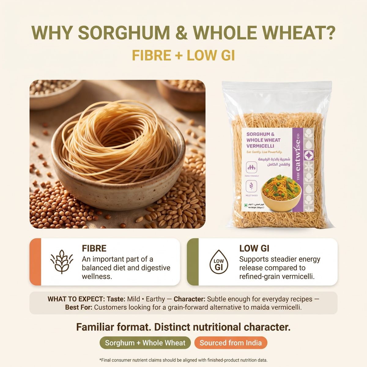 Sorghum & Whole Wheat Vermicelli
