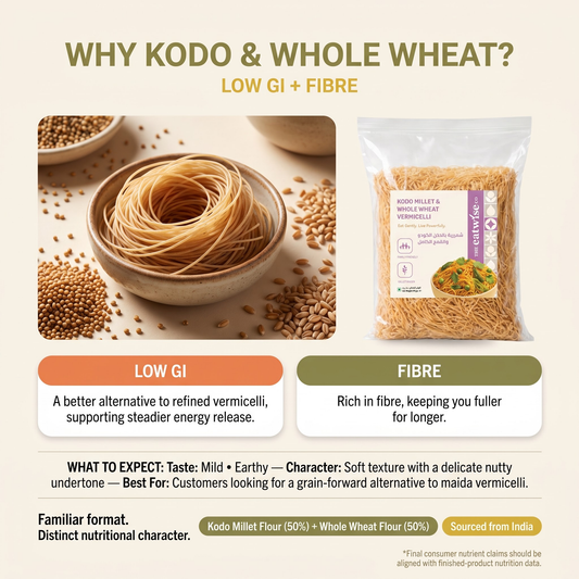 Kodo Millet & Whole Wheat Vermicelli
