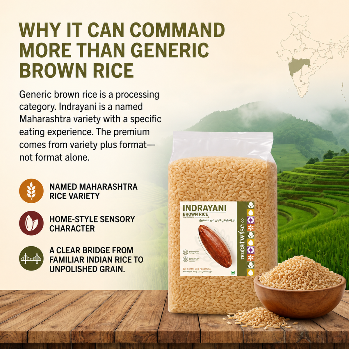 Indrayani Rice (Unpolished)