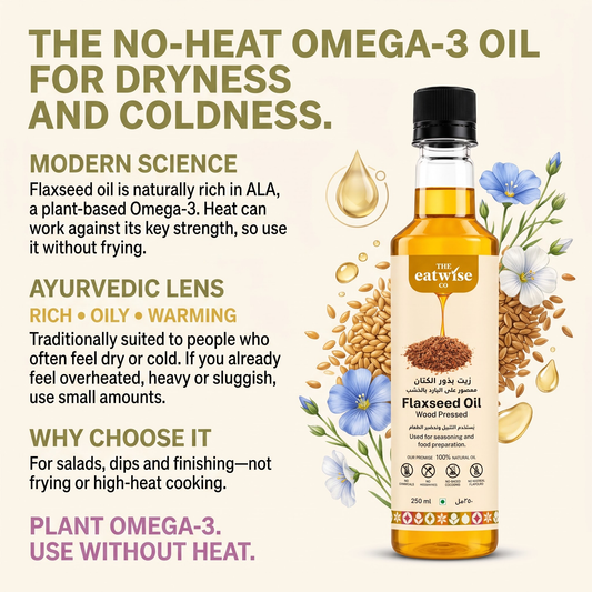 Flaxseed Oil - (Woodpressed)