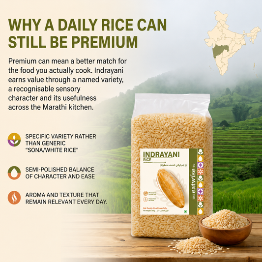 Indrayani Brown Rice (Semi-Polished)