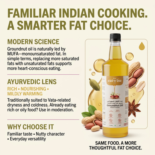 Groundnut Oil - (Woodpressed)