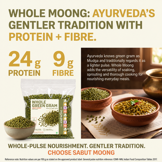 Whole Green Gram (Sabut Moong) – Unpolished  500 gm
