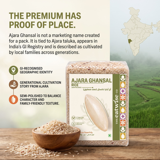 Ajara Ghansal Rice (Semi-Polished)