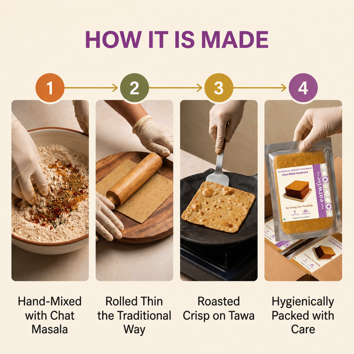 Chat Masala Millet Khakhra