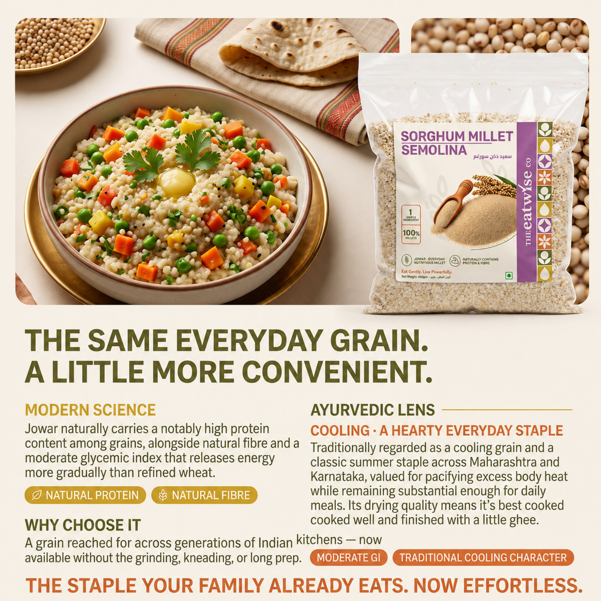 Sorghum Millet Semolina
