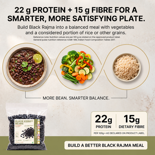 Black Kidney Beans (Black Rajma / Kali Rajma) – Unpolished 500gm