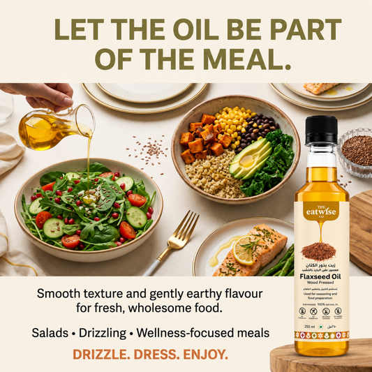 Flaxseed Oil - (Woodpressed)