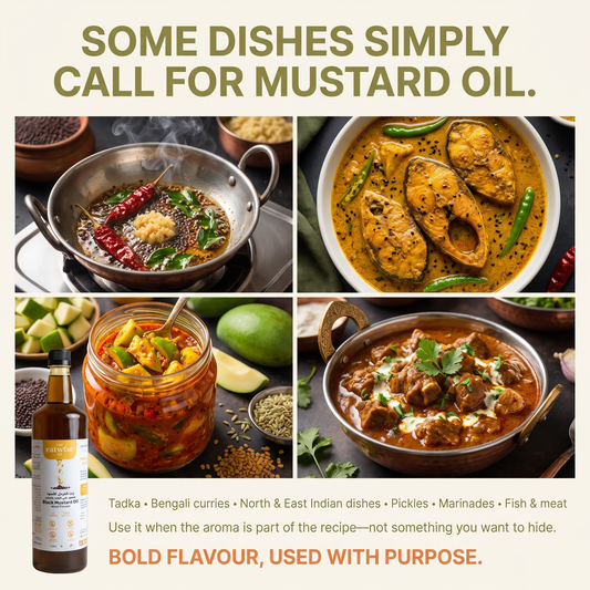 Black Mustard Oil - (Woodpressed)
