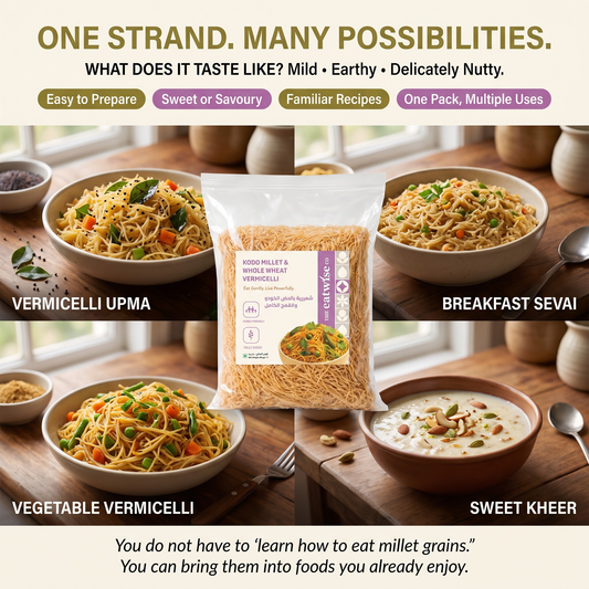 Kodo Millet & Whole Wheat Vermicelli