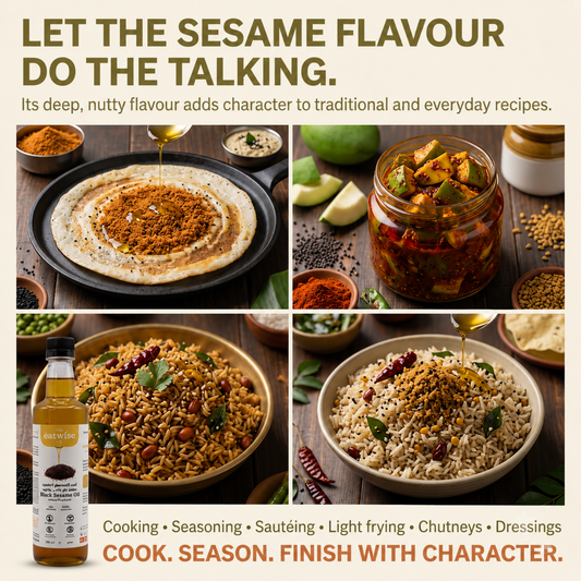 Black Sesame Oil - (Woodpressed)