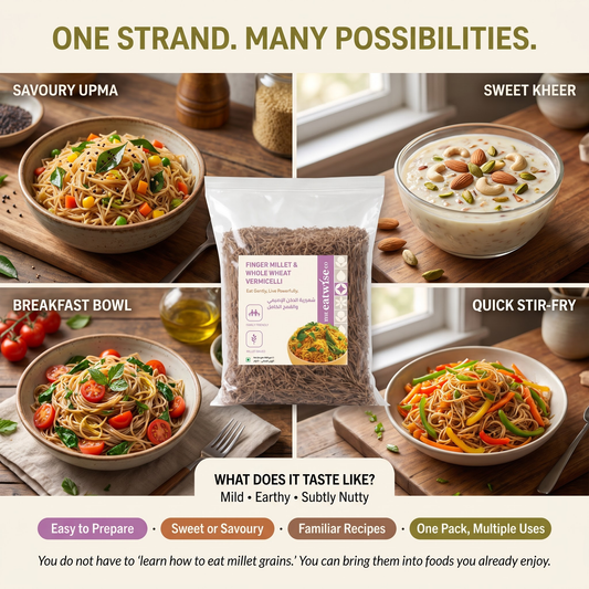 Finger Millet & Whole Wheat Vermicelli
