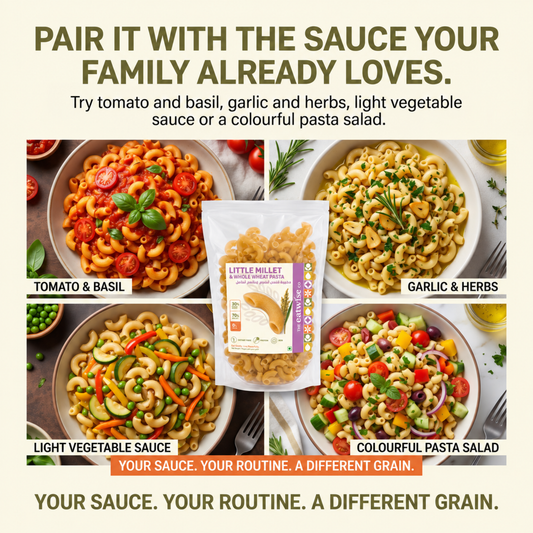 Little Millet & Whole Wheat Pasta