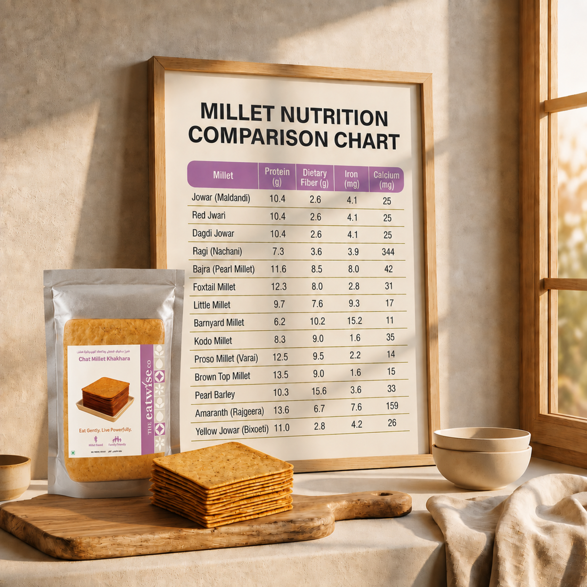 Chat Masala Millet Khakhra