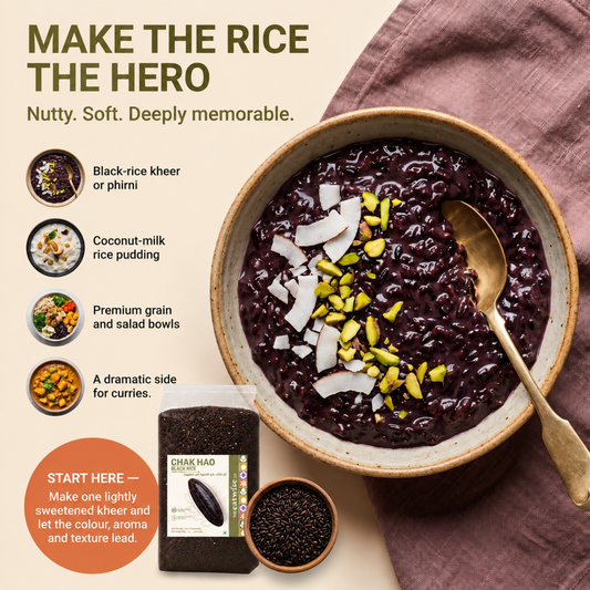 Chak Hao Black Rice(Unpolished)