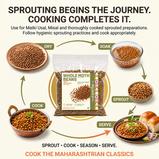 Whole Moth Beans (Matki) – Unpolished 500gm
