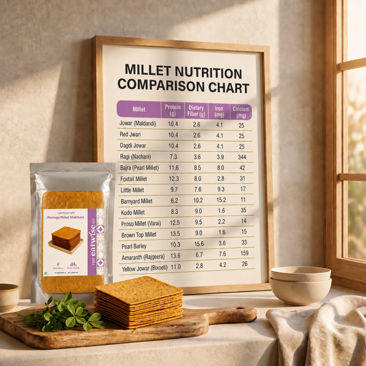 Moringa Millet Khakhra