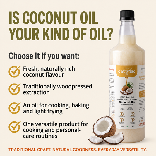 Coconut Oil - (Woodpressed)