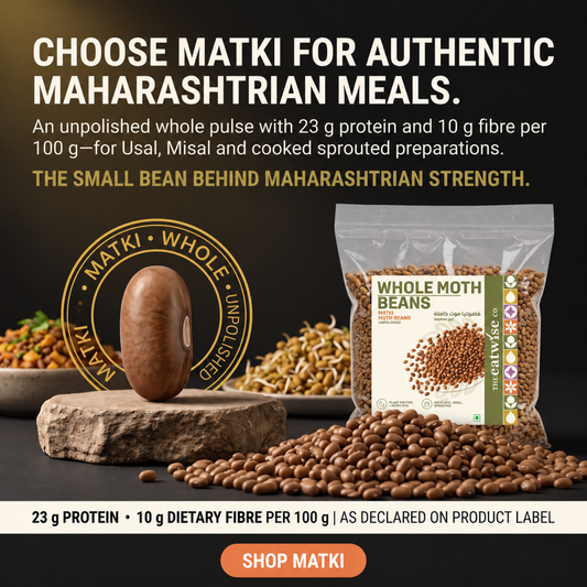 Whole Moth Beans (Matki) – Unpolished 500gm