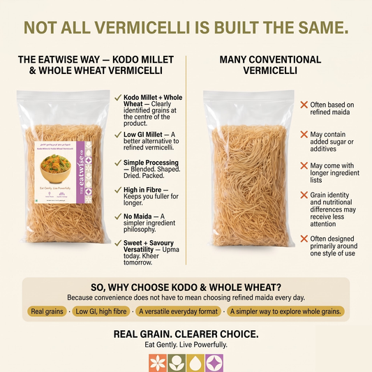 Kodo Millet & Whole Wheat Vermicelli